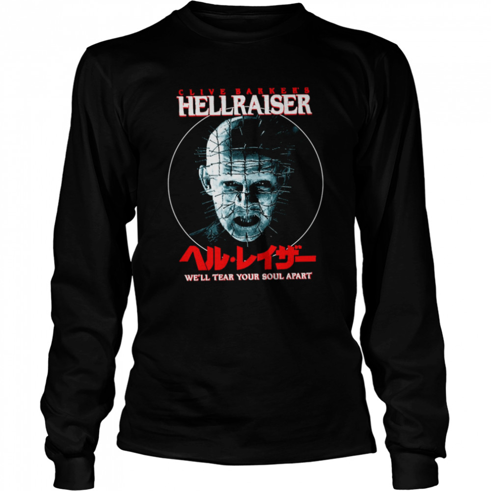 horror hell raiser pinhead horror movie halloween monsters shirt long sleeved t shirt