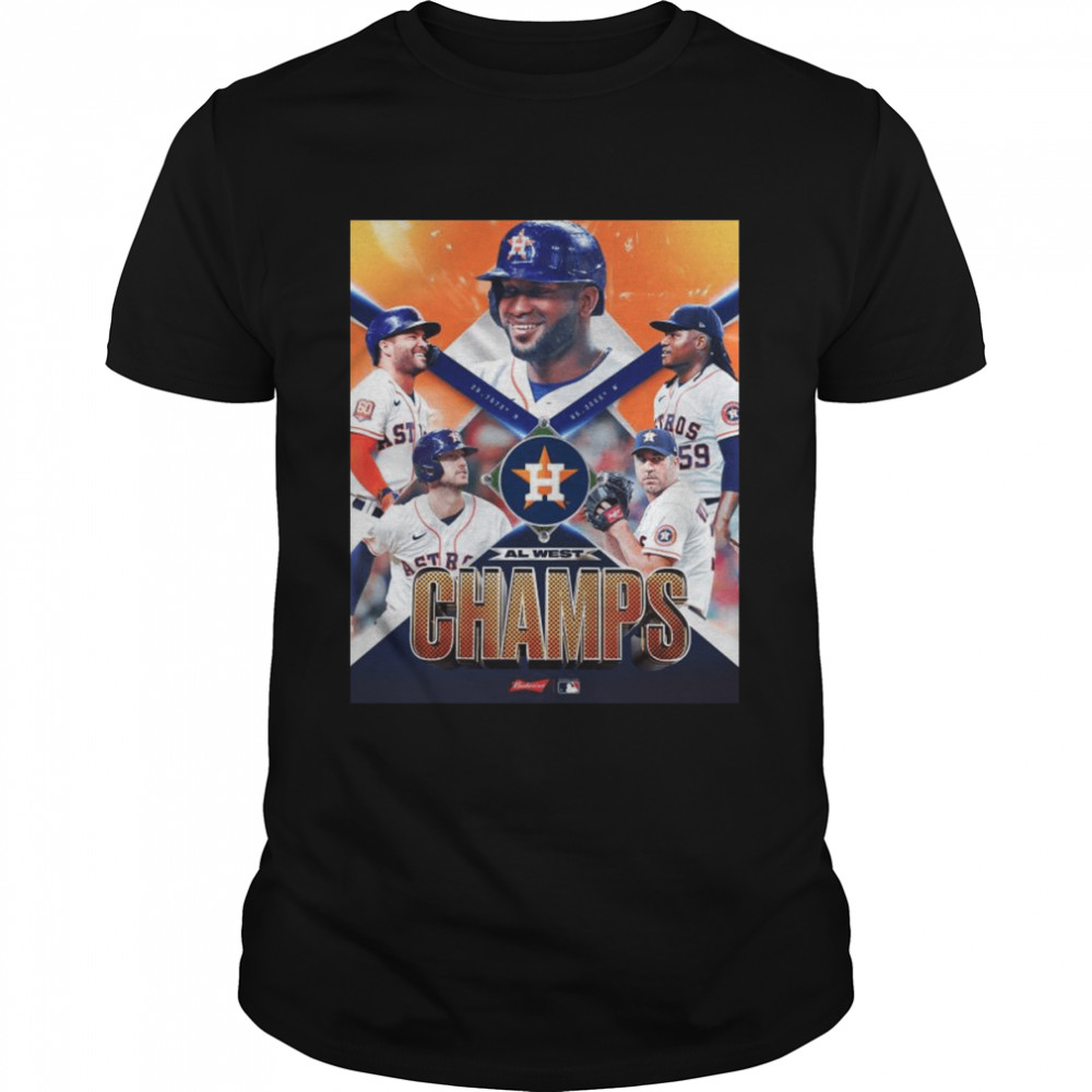 Houston Astros Team 2022 AL West Champs  Classic Men's T-shirt