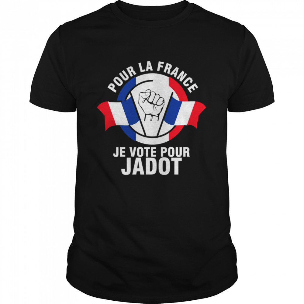 I’m Voting For Jadot Yannick Presidential 2022 Je Vote Pour Japot shirt Classic Men's T-shirt