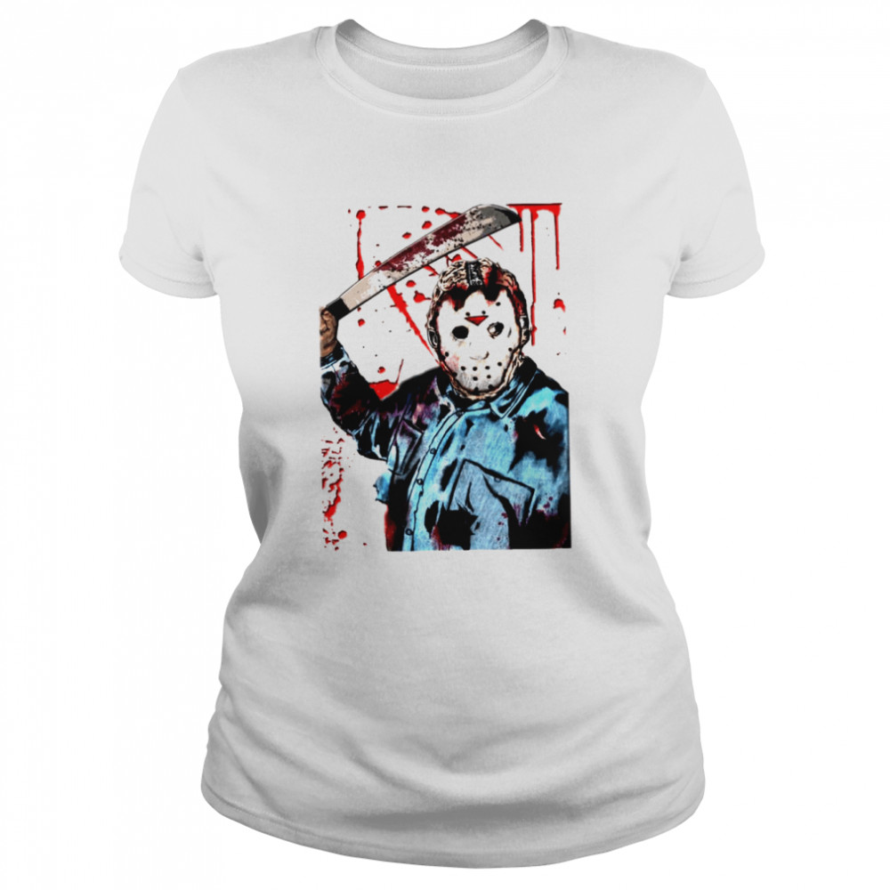 Jason Goes To Hell Halloween Monsters shirt Classic Women's T-shirt