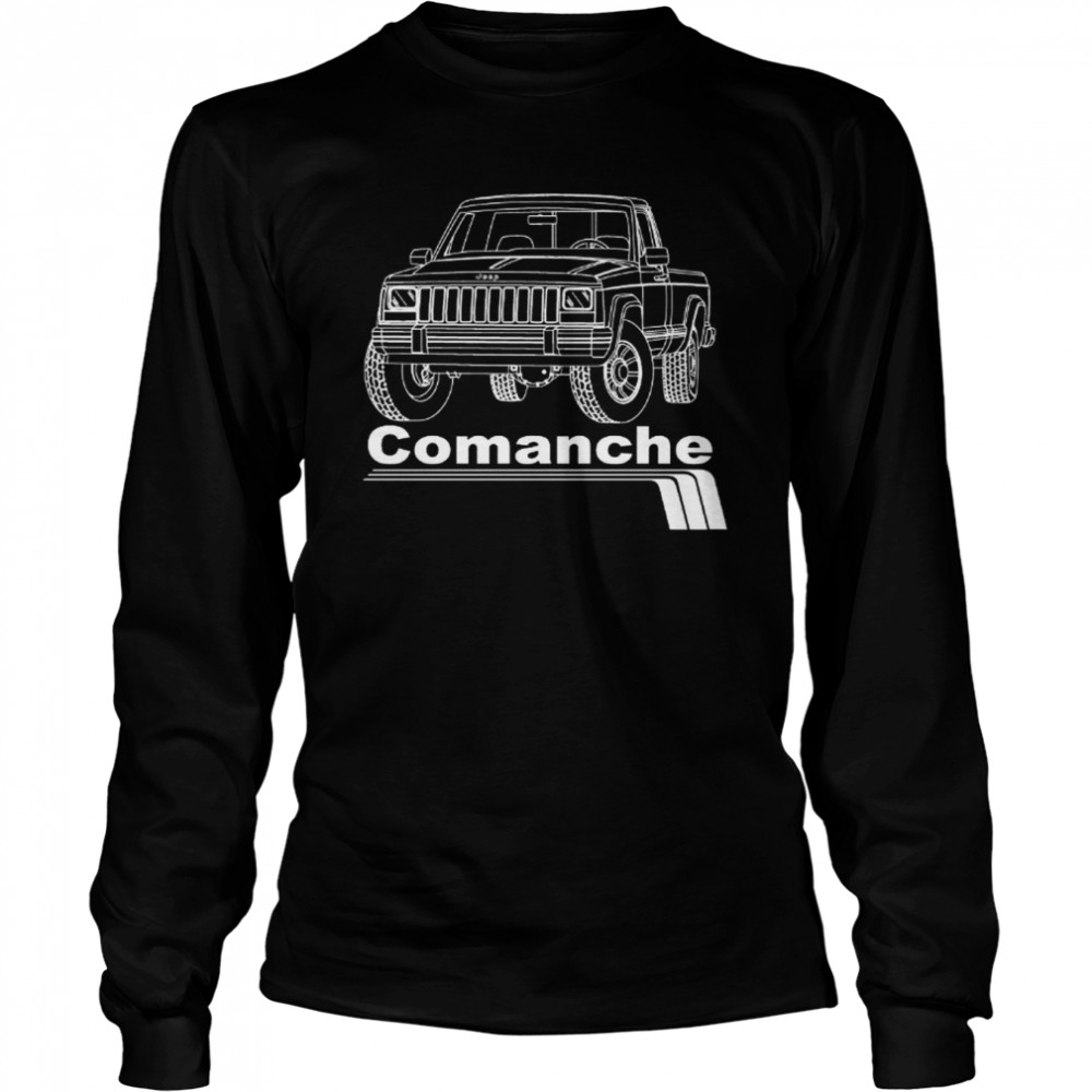 Jeep Truck Comanche MJ 4X4 Sport T- Long Sleeved T-shirt