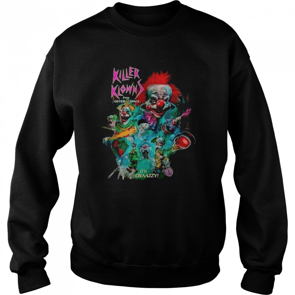 killer klowns from outer space halloween monsters shirt unisex sweatshirt
