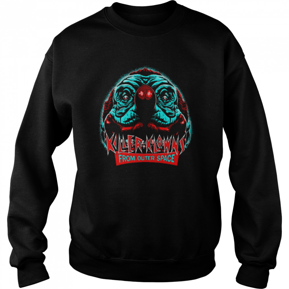 killer klowns halloween monsters iconic art outer space shirt unisex sweatshirt