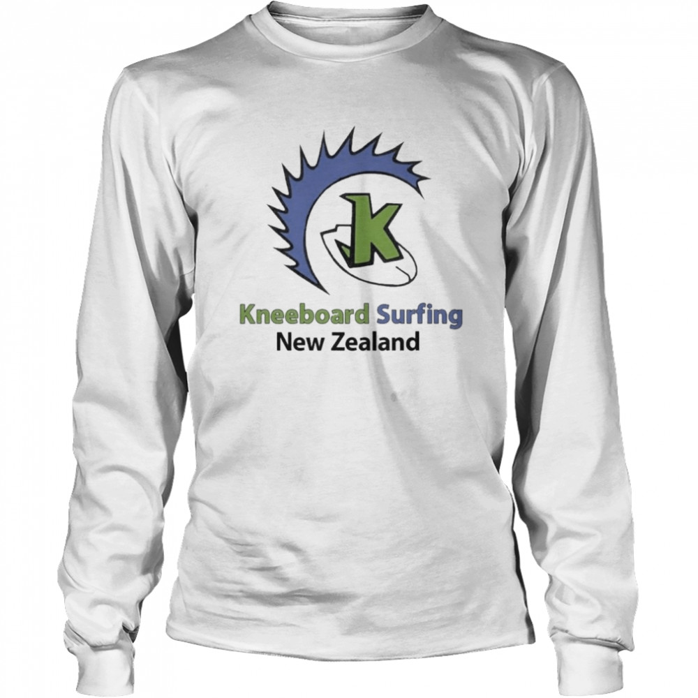 Kneeboard Surfing New Zealand shirt Long Sleeved T-shirt