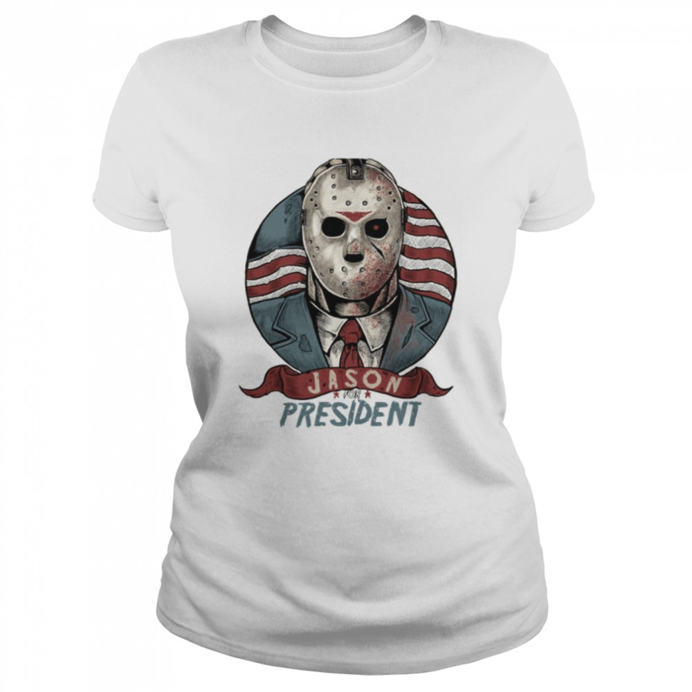 Make Friday Great Again Halloween Monsters Jason Voorhees shirt Classic Women's T-shirt