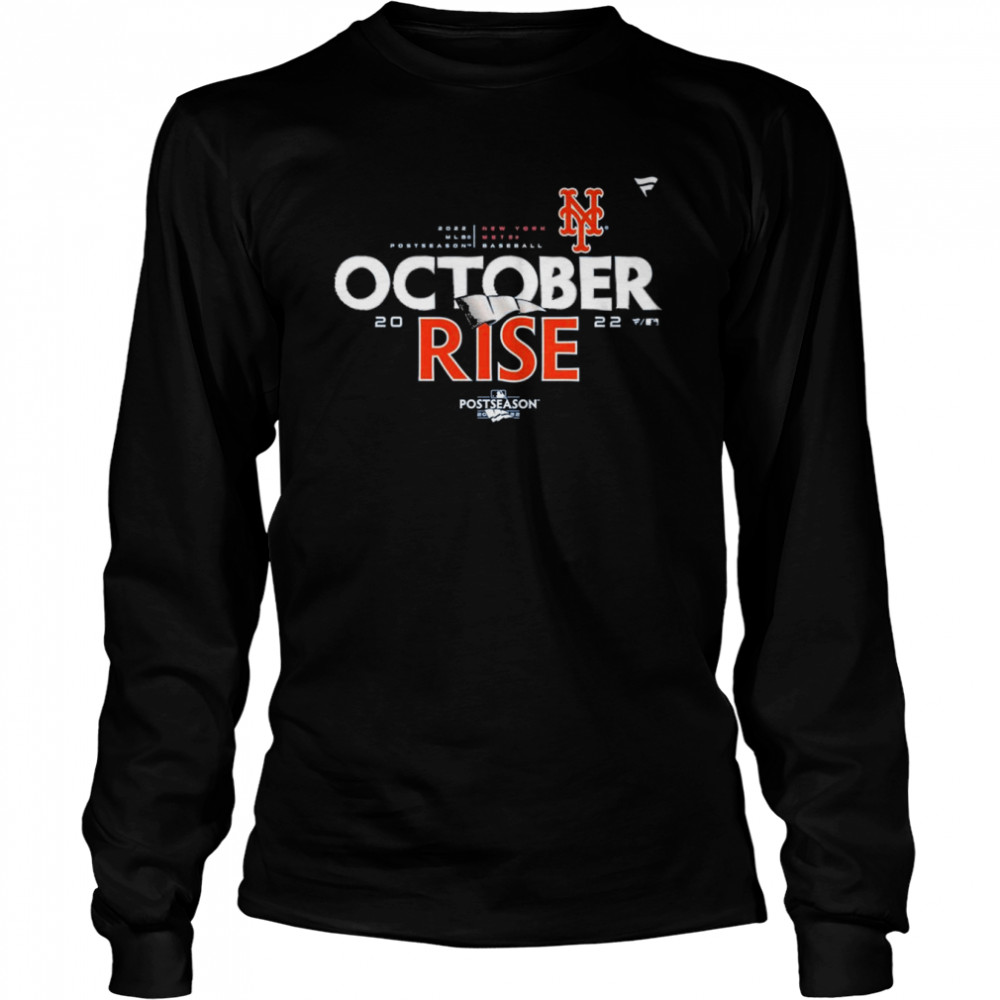 Men’s New York Mets Black 2022 Postseason Locker Room Big & Tall premium T-Shirt 10 Men’s New York Mets Black 2022 Postseason Locker Room Big & Tall premium T- Long Sleeved T-shirt