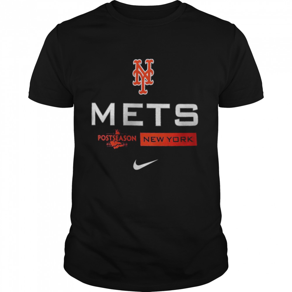 MLB New York Mets Nike 2022 Postseason Authentic Collection Dugout T- Classic Men's T-shirt
