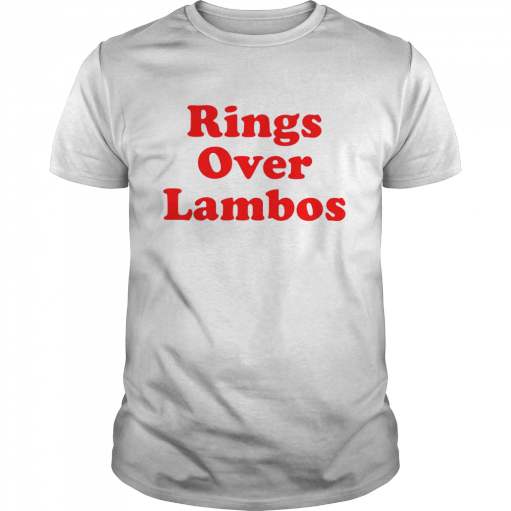 Rings over lambos shirt Classic Men's T-shirt