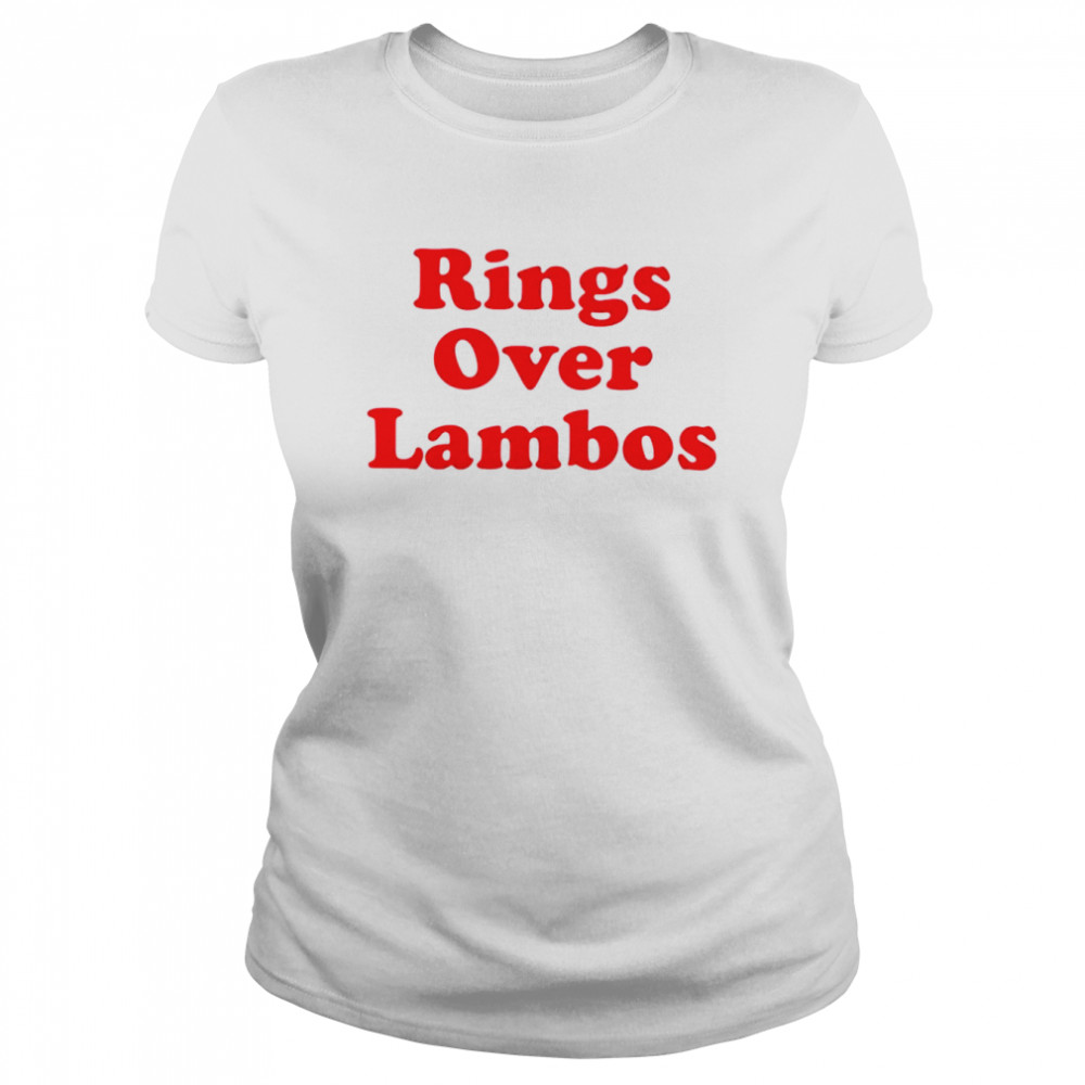 rings over lambos shirt classic womens t shirt