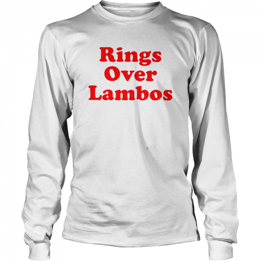 Rings over lambos shirt Long Sleeved T-shirt