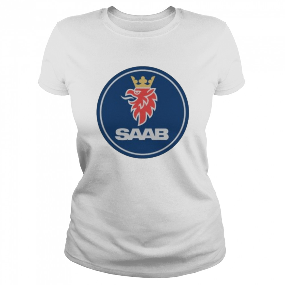 SAAB Retro Classic Foreign Custom Car T- Classic Women's T-shirt
