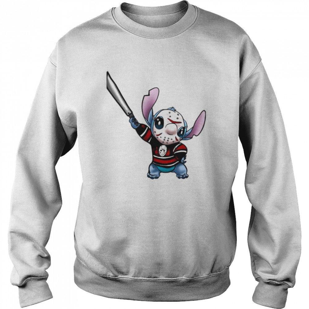 stitch cosplay halloween monsters jason voorhees shirt unisex sweatshirt
