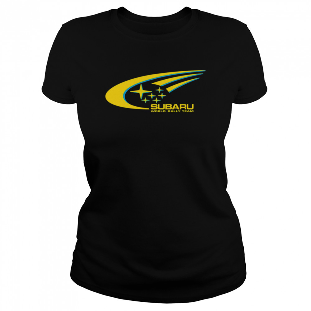 Subaru Rally Livery Yellow shirt Classic Women's T-shirt