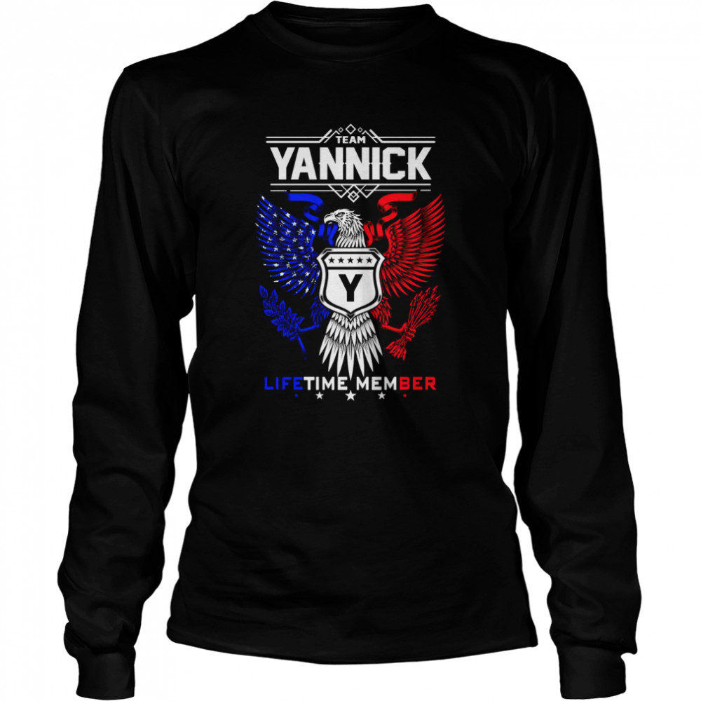Team Yannick Eagle Lifetime Member shirt Long Sleeved T-shirt