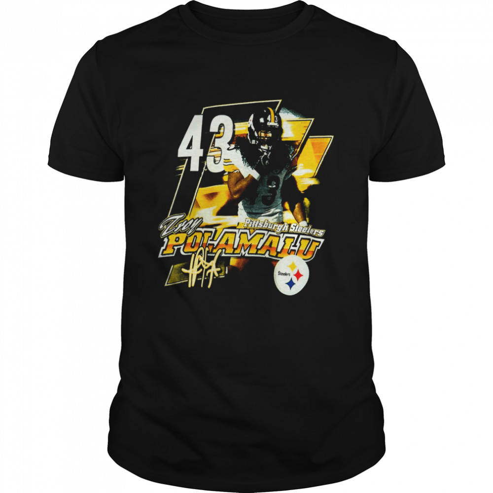 Vintage Nfl Troy Polamalu Steelers shirt Classic Men's T-shirt