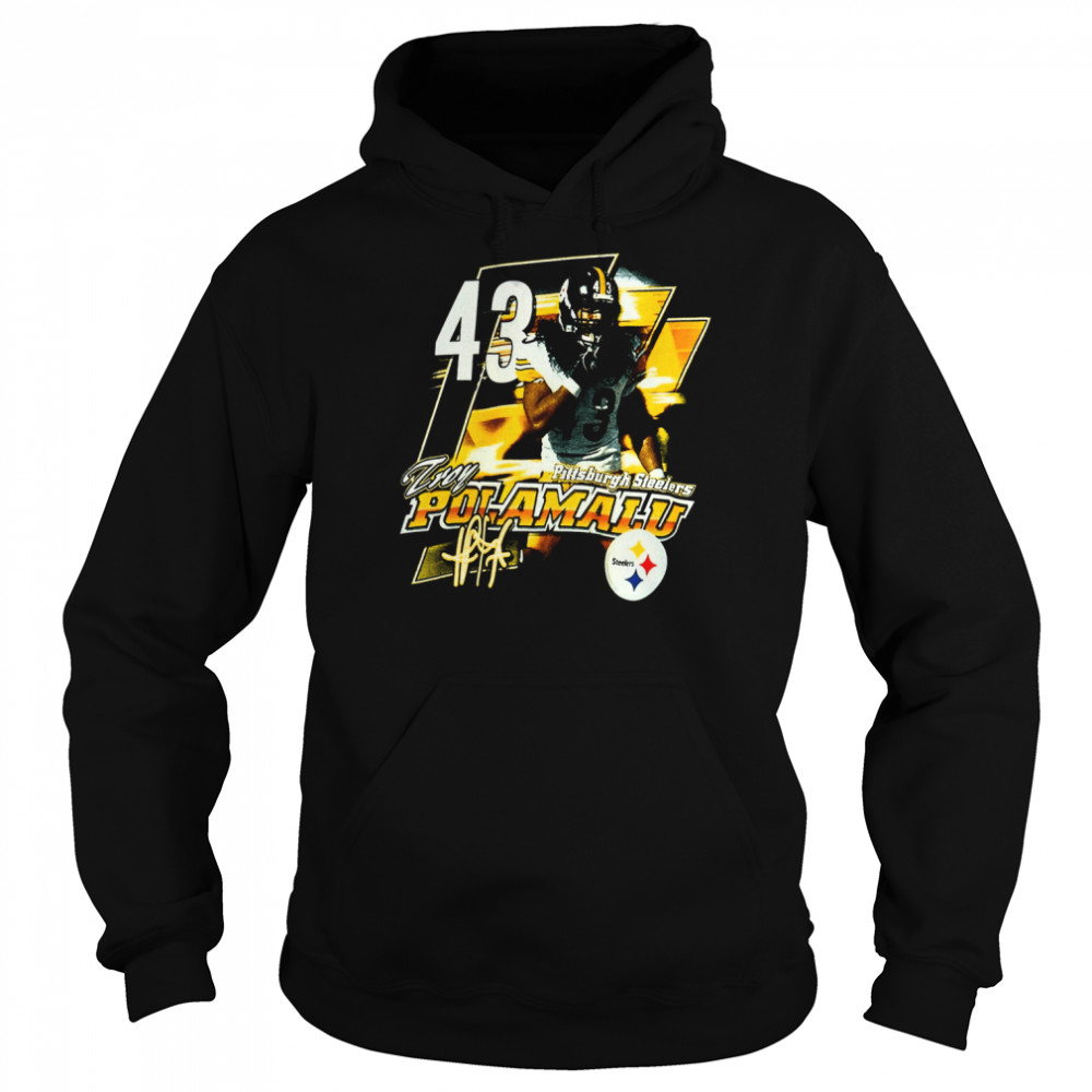 Vintage Nfl Troy Polamalu Steelers shirt Unisex Hoodie