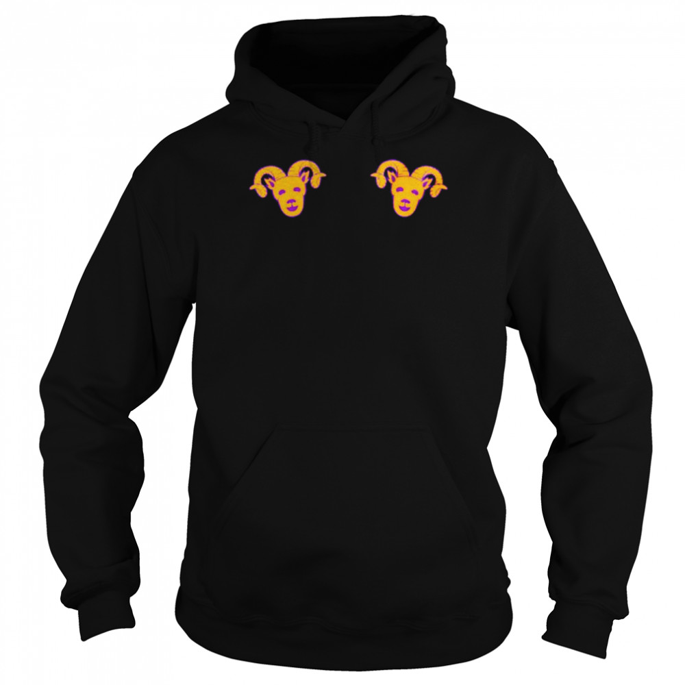 wc heads cropped shirt unisex hoodie
