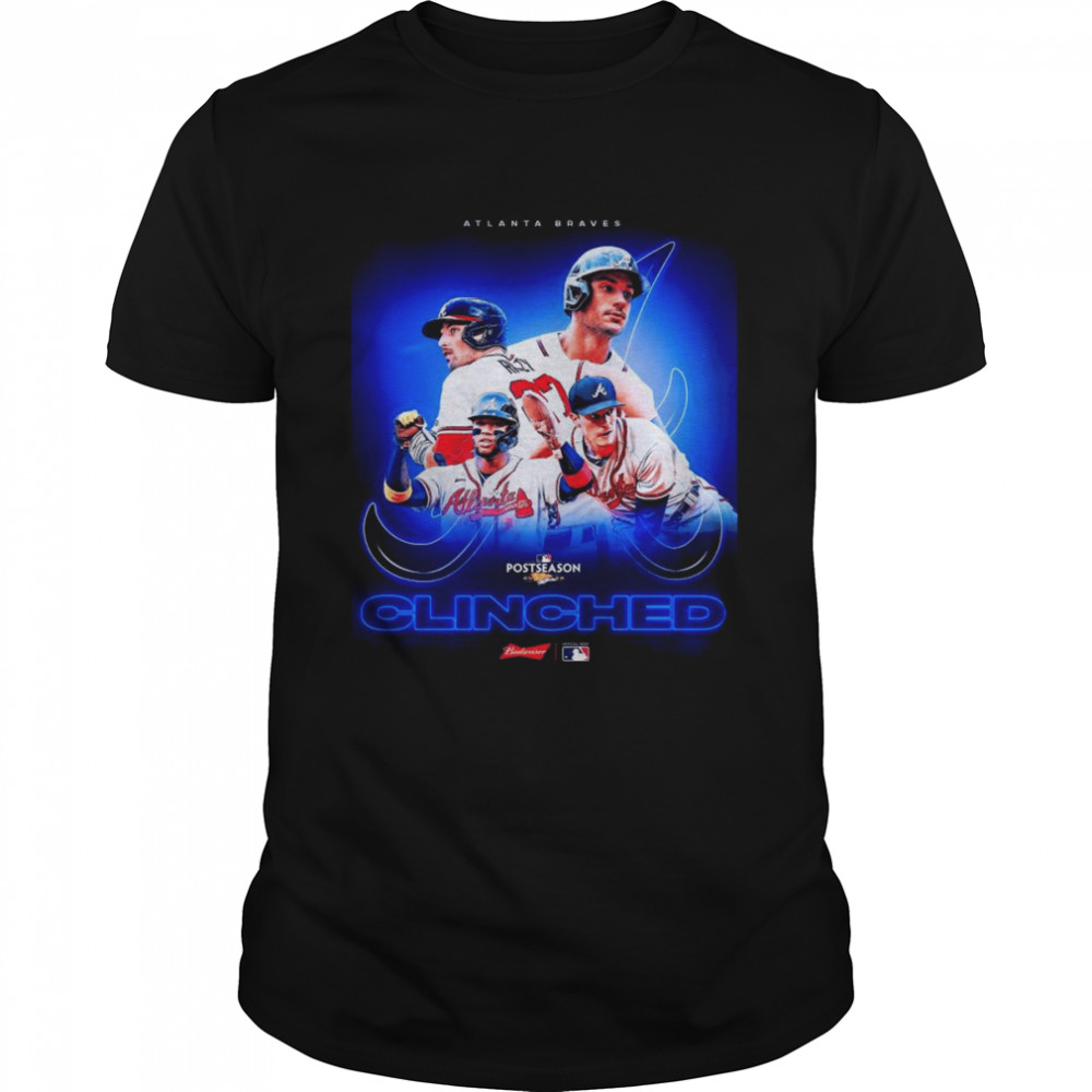 Atlanta Braves 2022 Postseason Clinched  Classic Men's T-shirt