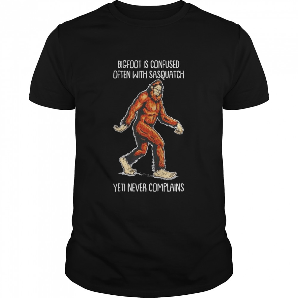 bigfoot is confused often with sasquatch shirt Classic Men's T-shirt