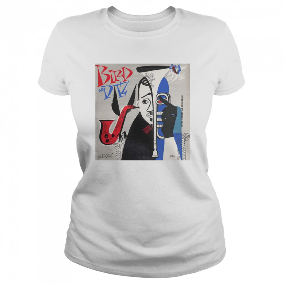 Bird Diz Jazz Music Charlie Parker Vtg shirt Classic Women's T-shirt
