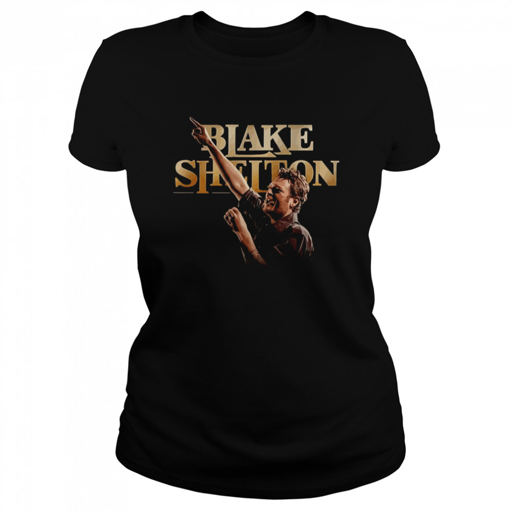 blake shelton country music singer shirt classic womens t shirt
