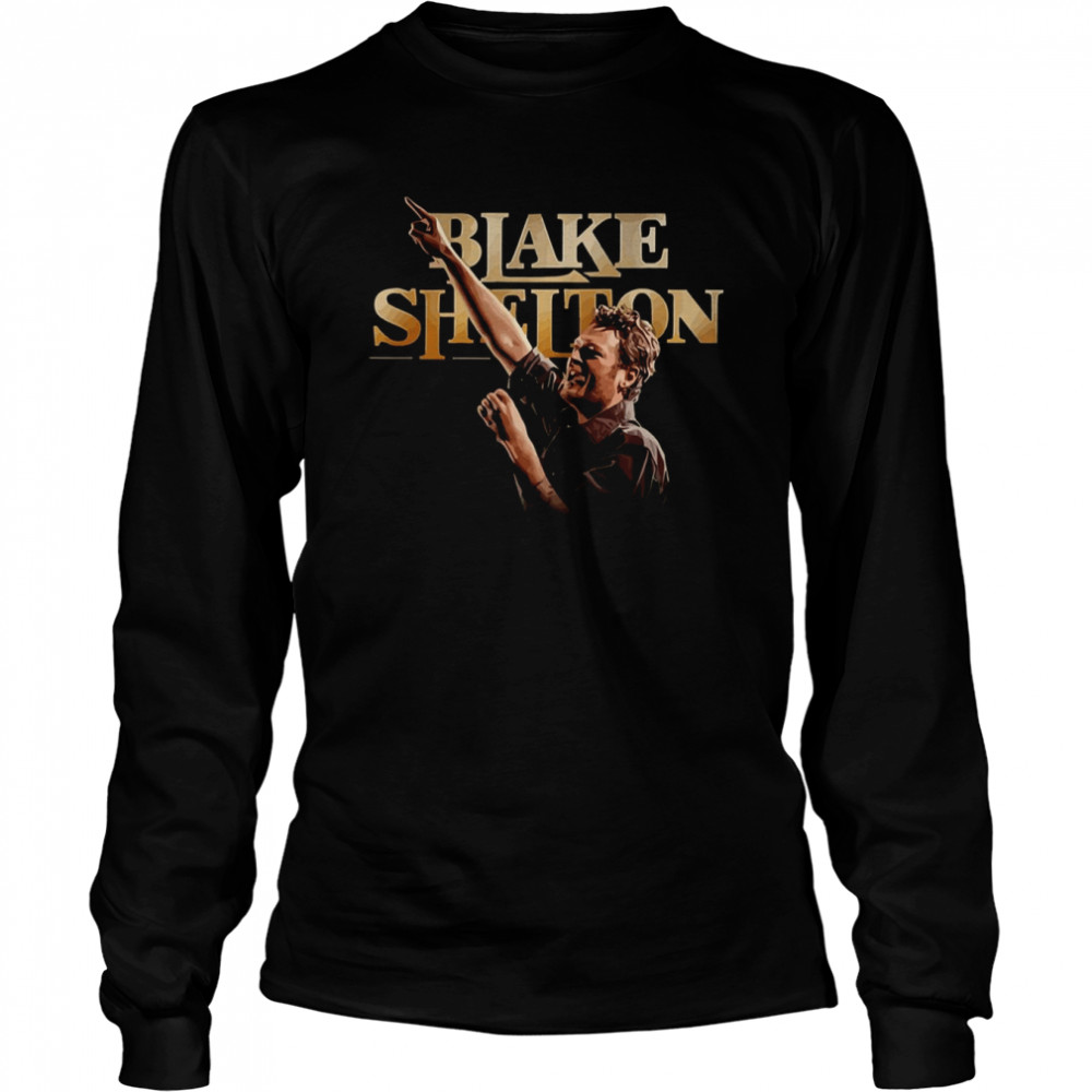 Blake Shelton Country Music Singer shirt Long Sleeved T-shirt