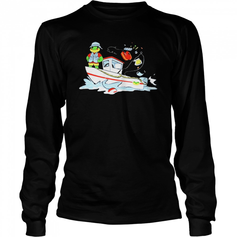 BoomerNA Frog Lil Fishing 2022  Long Sleeved T-shirt
