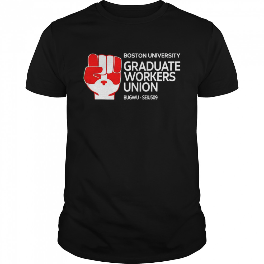 boston university graduate workers shirt