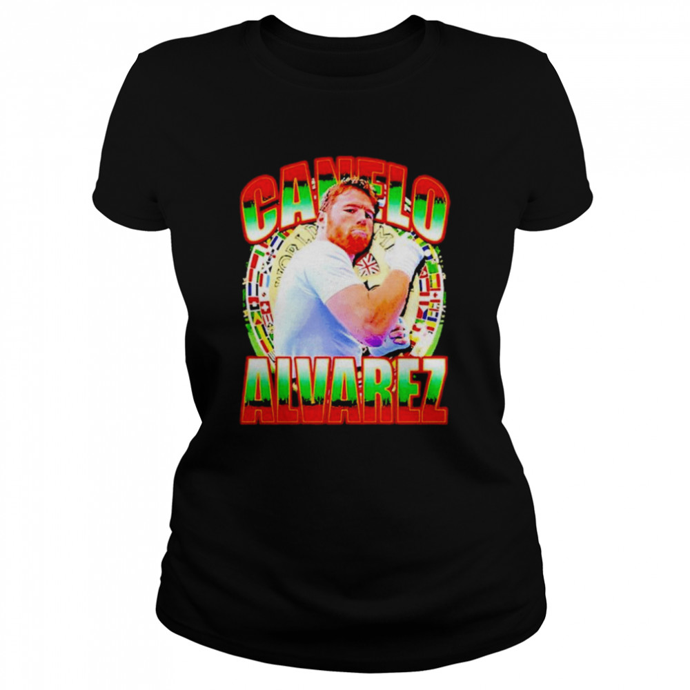 Canelo Alvarez Champion Mexican Professional Boxer shirt Classic Women's T-shirt