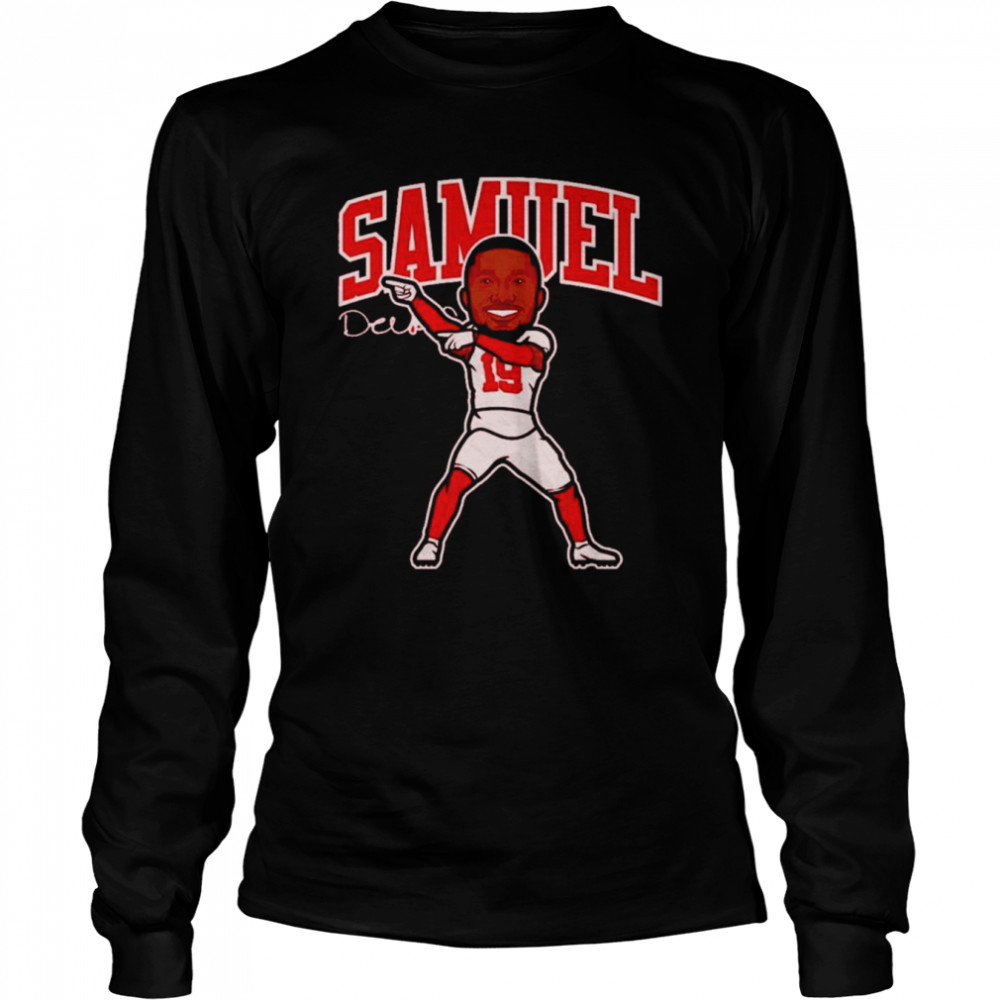 Deebo Samuel San Francisco 49ers Toon signature shirt Long Sleeved T-shirt