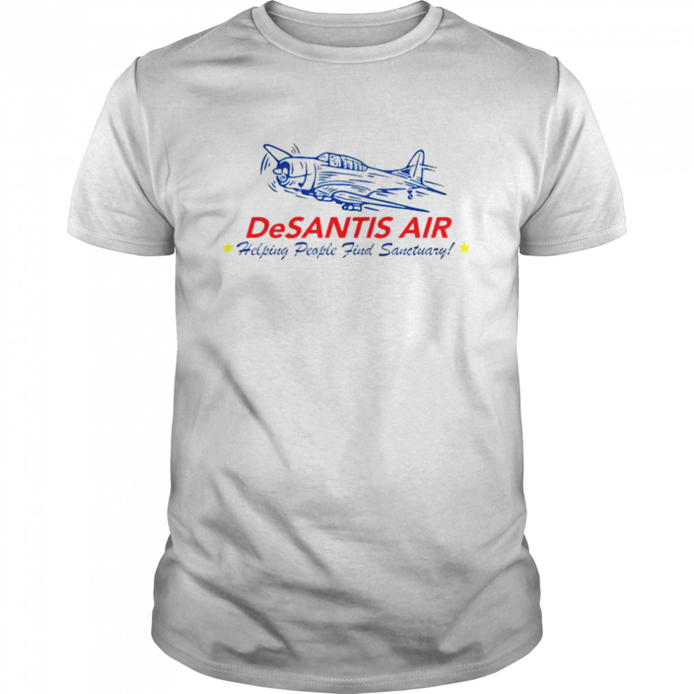 Desantis Air Helping People Find Sanctuary shirt Classic Men's T-shirt