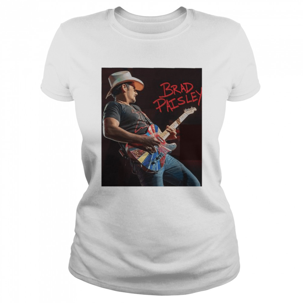 Dewayani Paisley Dewayani Tour Playing His Guitar In The Dark shirt Classic Women's T-shirt