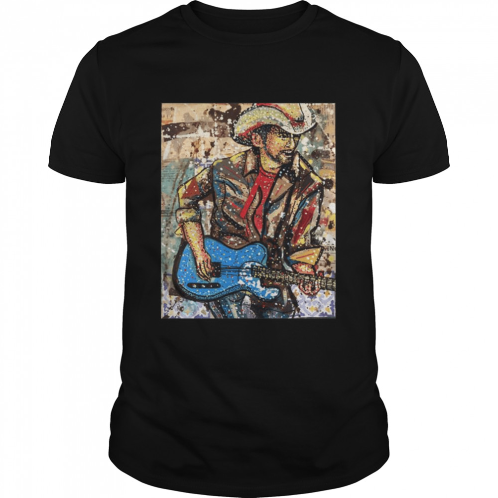 Fanart Retro Th Legend Brad Paisley shirt Classic Men's T-shirt