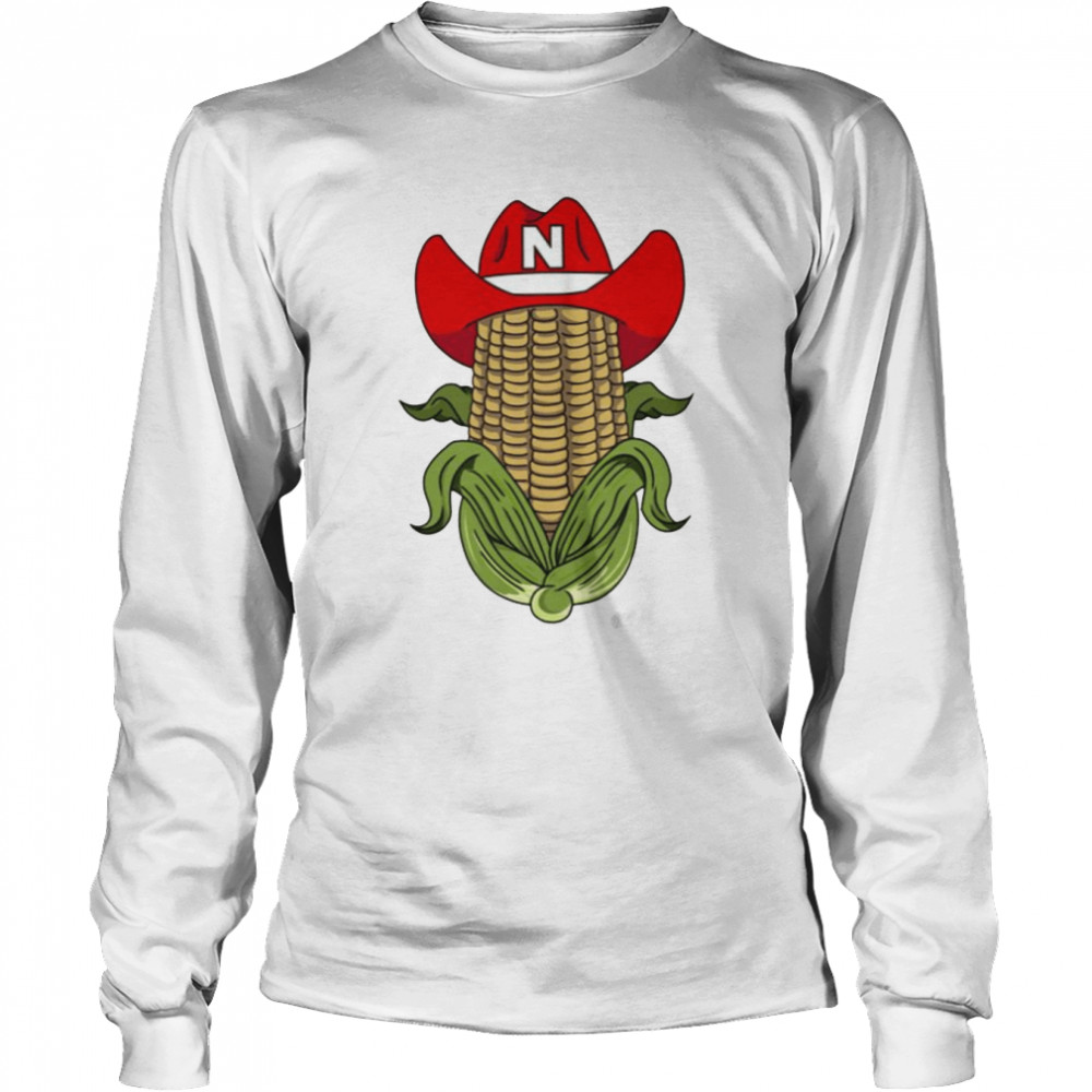 Fear The Ear Husker Nation Nebraska Corn shirt Long Sleeved T-shirt
