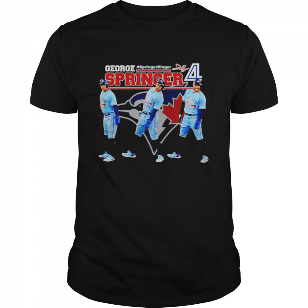 george Springer Toronto Blue Jays springer dinger shirt Classic Men's T-shirt