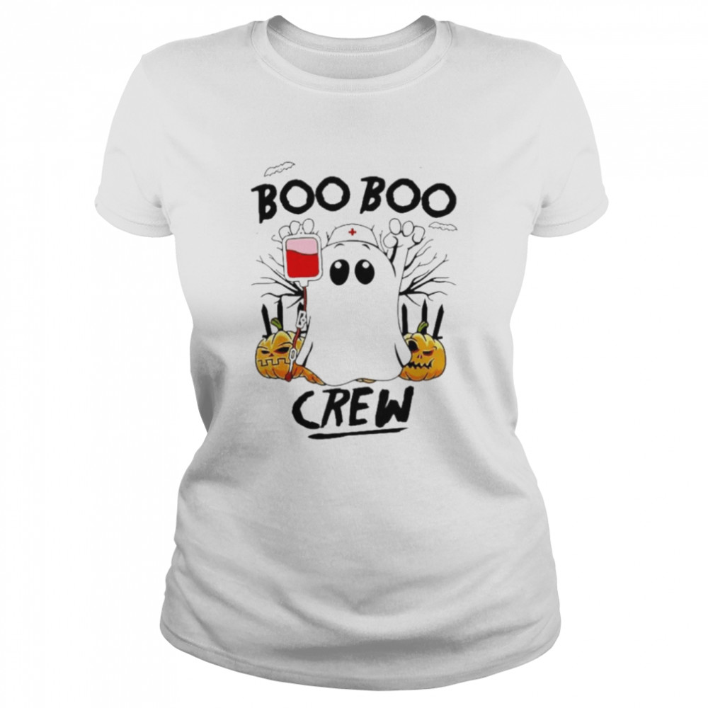 Halloween nurse boo boo crew vintage shirt Classic Women's T-shirt