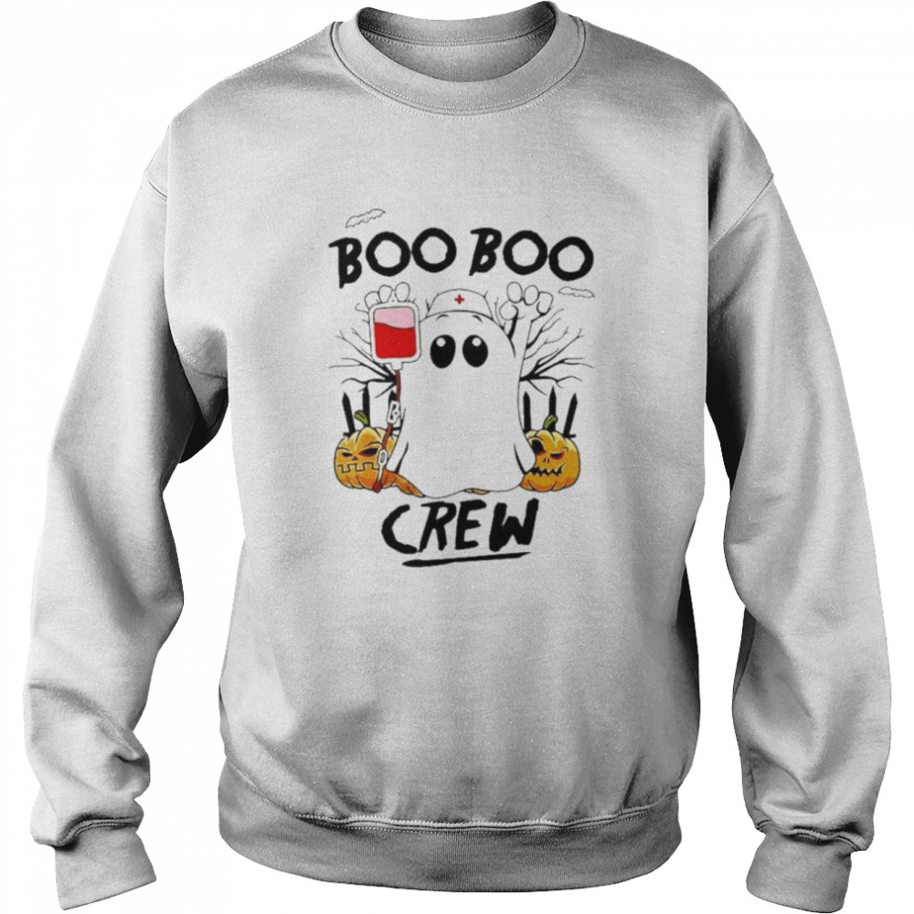 Halloween nurse boo boo crew vintage shirt Unisex Sweatshirt