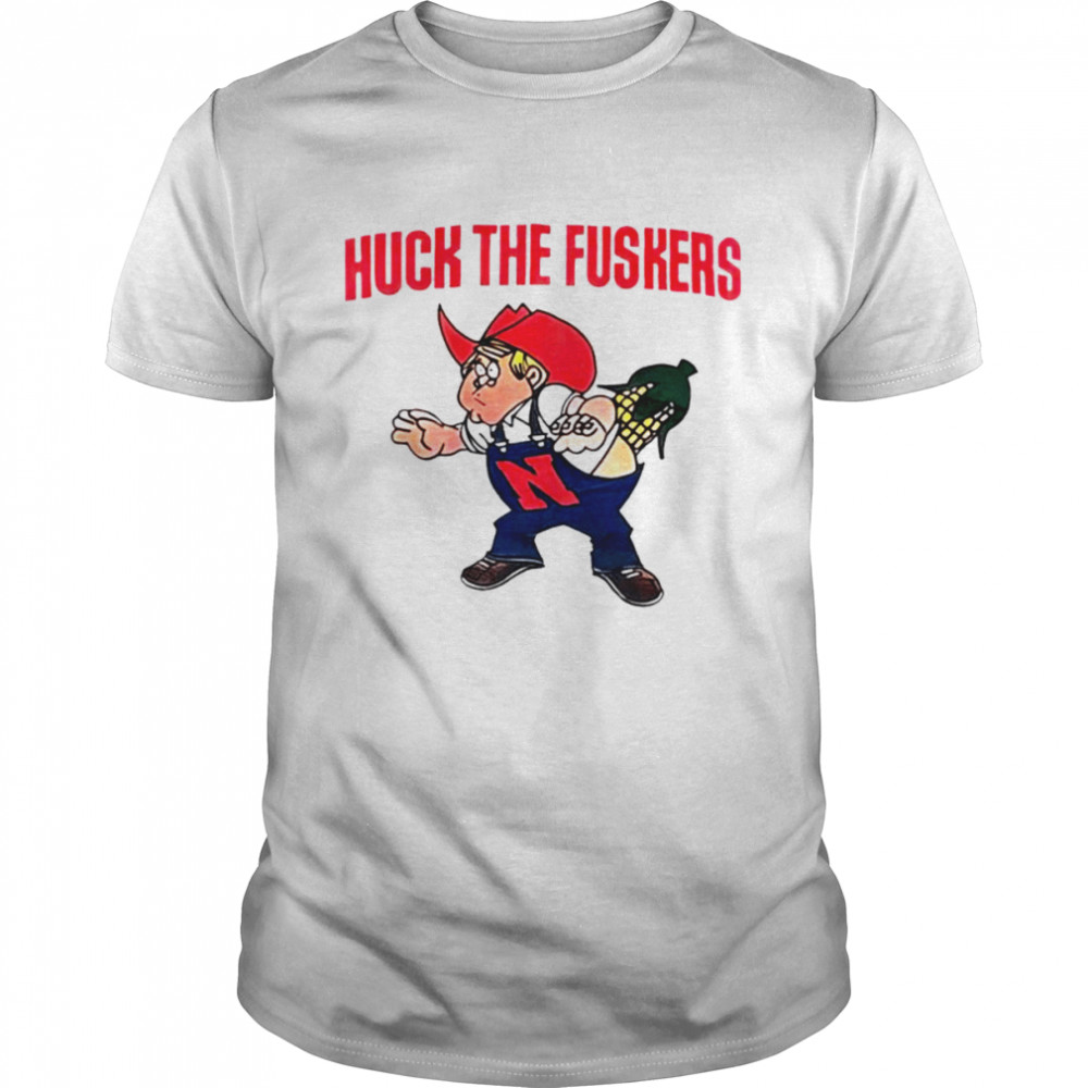 Huck The Fuskers Nebraska Huskers Parody shirt