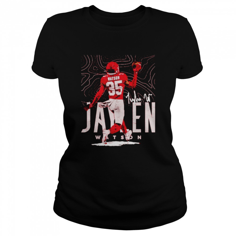 jaylen watson kansas city pick six signature shirt classic womens t shirt