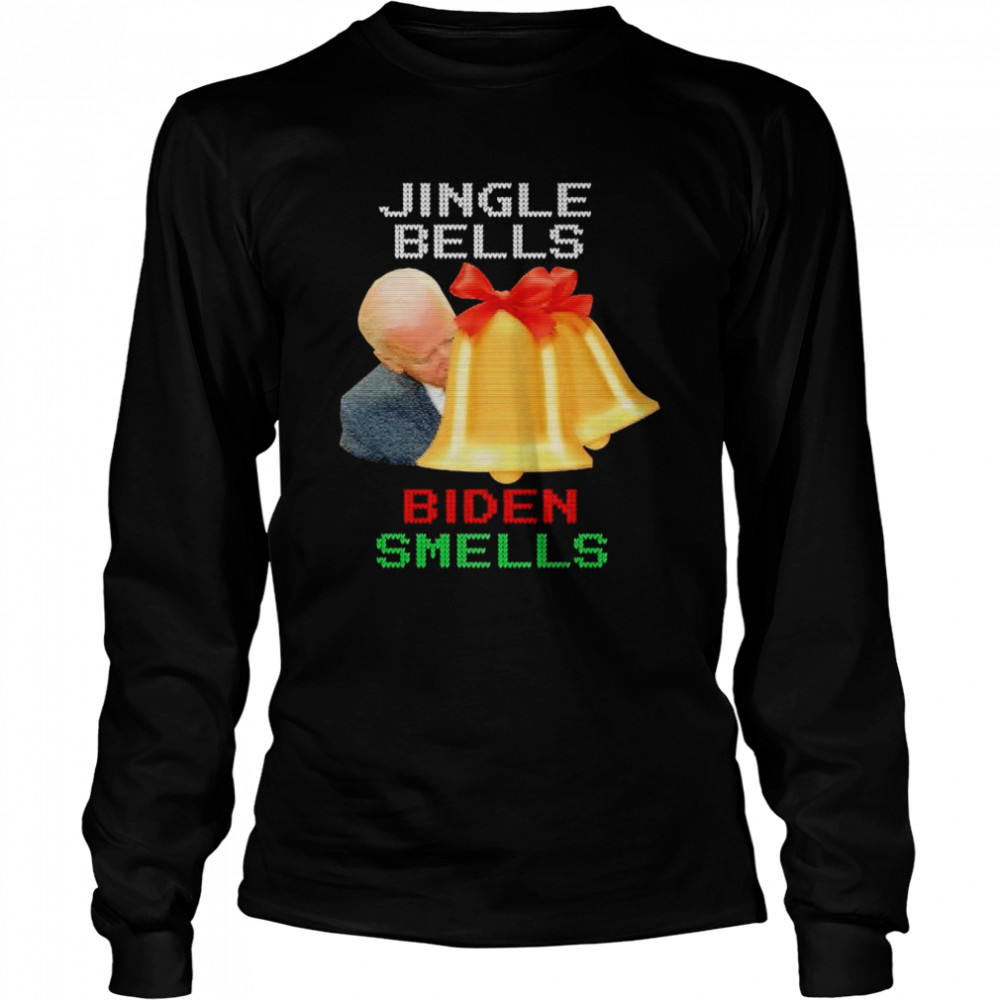 Jingle Bells Biden Smells Christmas unisex T-shirt Long Sleeved T-shirt