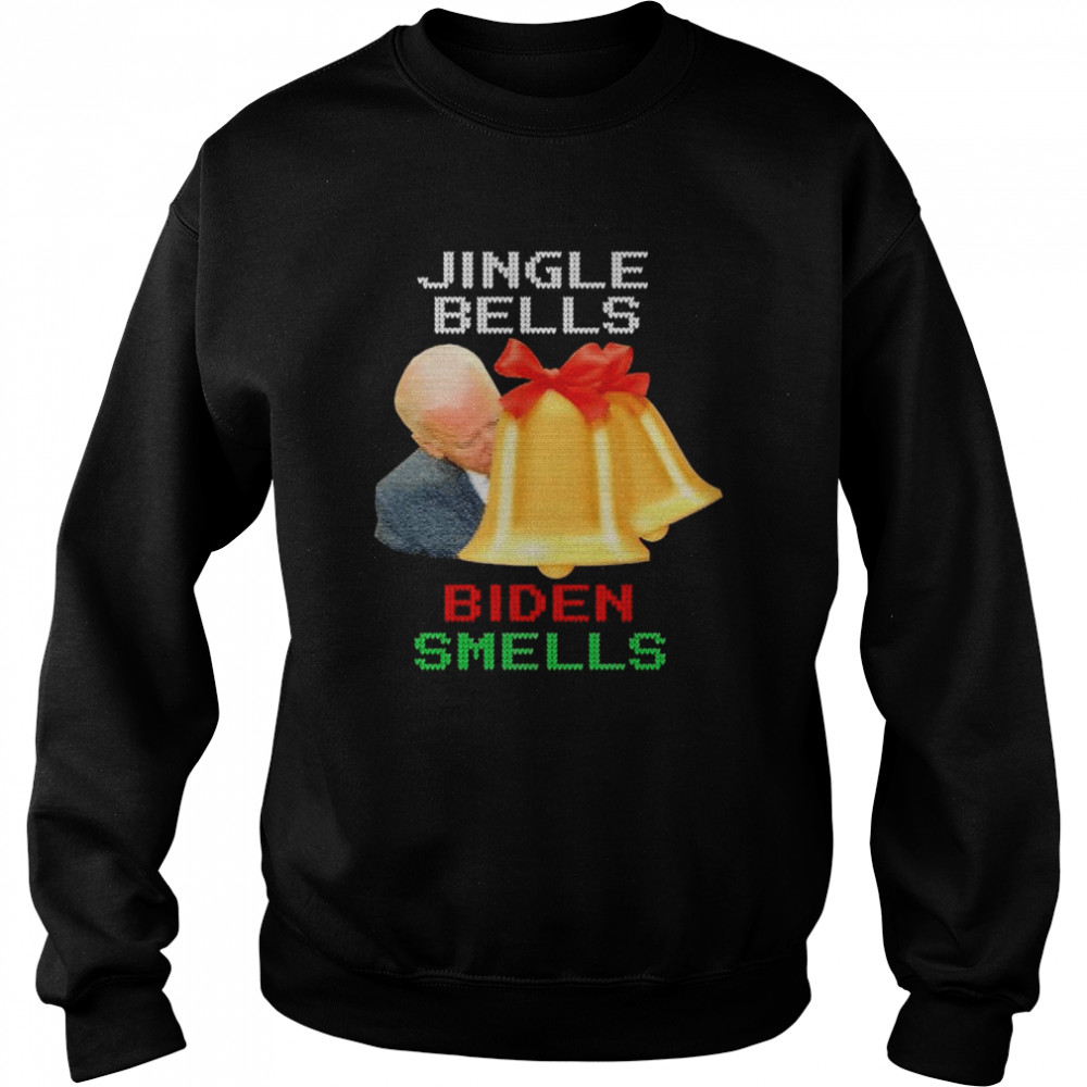 jingle bells biden smells christmas unisex t shirt unisex sweatshirt