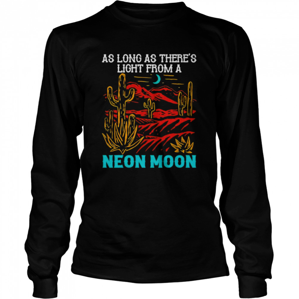 Legends Retro Neon Moon George More Time Men Women shirt Long Sleeved T-shirt