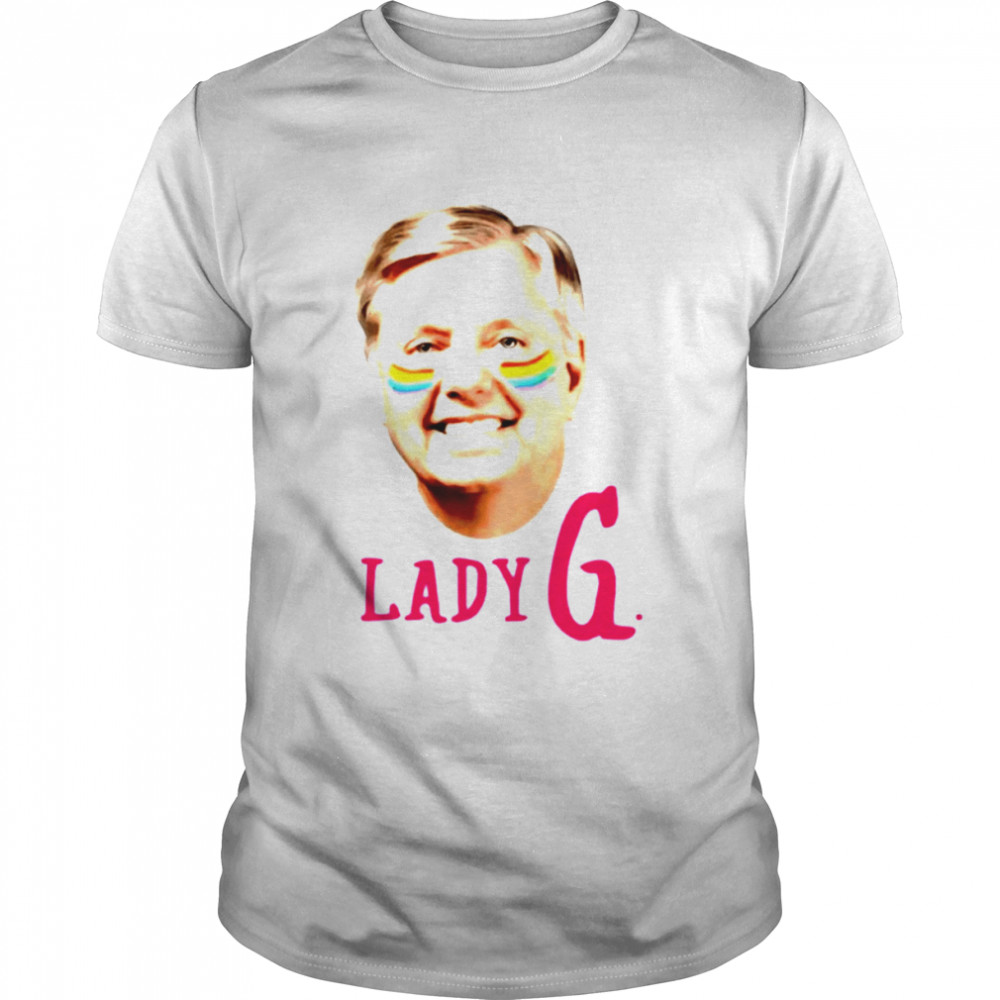 Lindsey Graham Lady G Senator Lindsey Graham Gay Pride shirt Classic Men's T-shirt