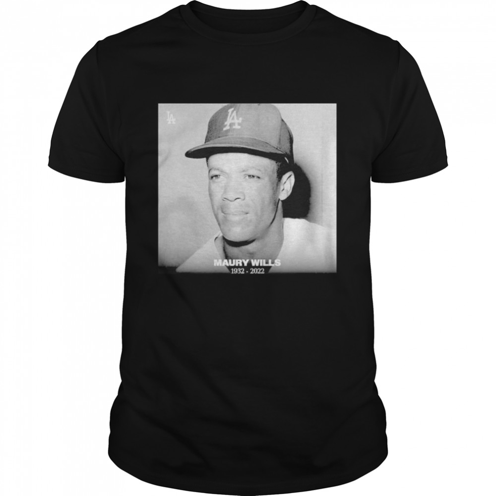 Maury Wills 1932-2022 Los Angeles Dodgers shirt Classic Men's T-shirt