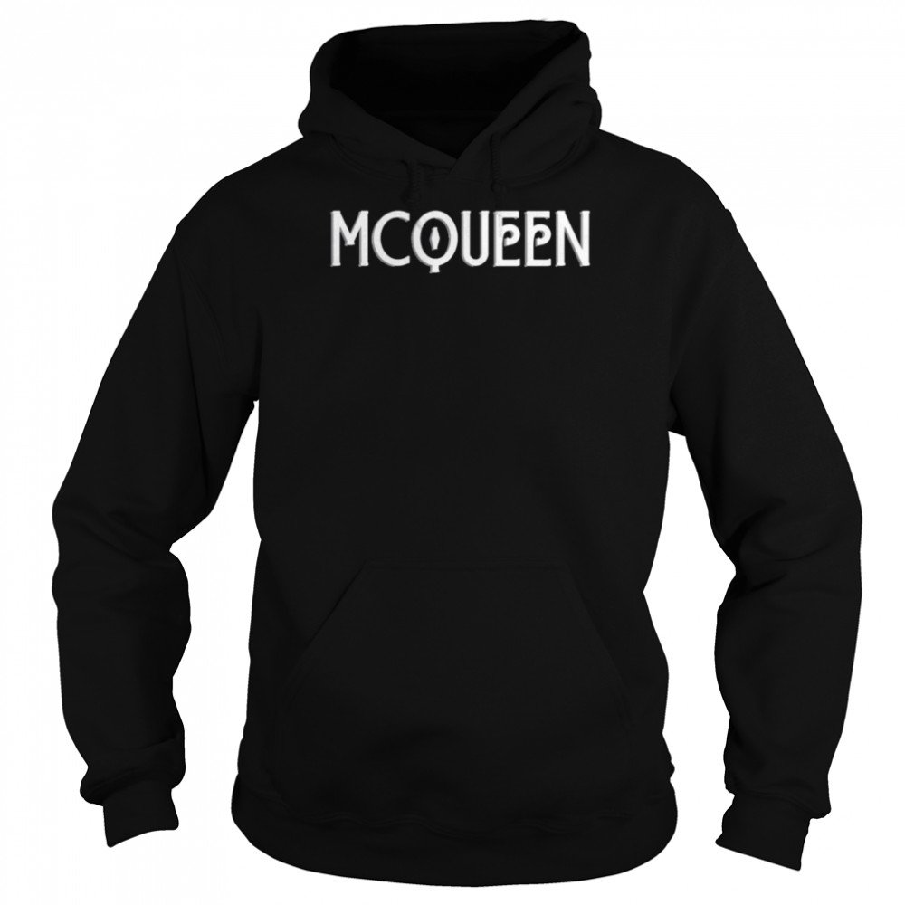 mcqueen logo shirt unisex hoodie