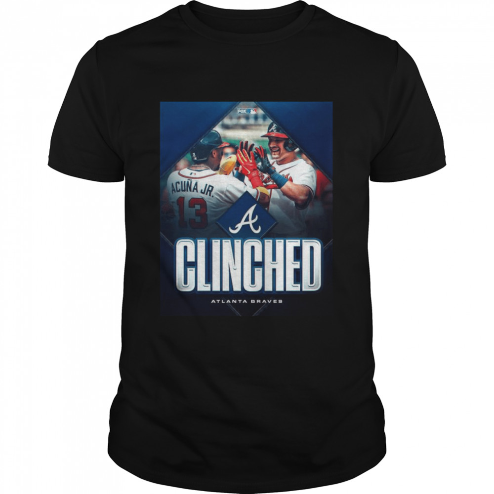 MLB Clinched Atlanta Braves 2022  Classic Men's T-shirt
