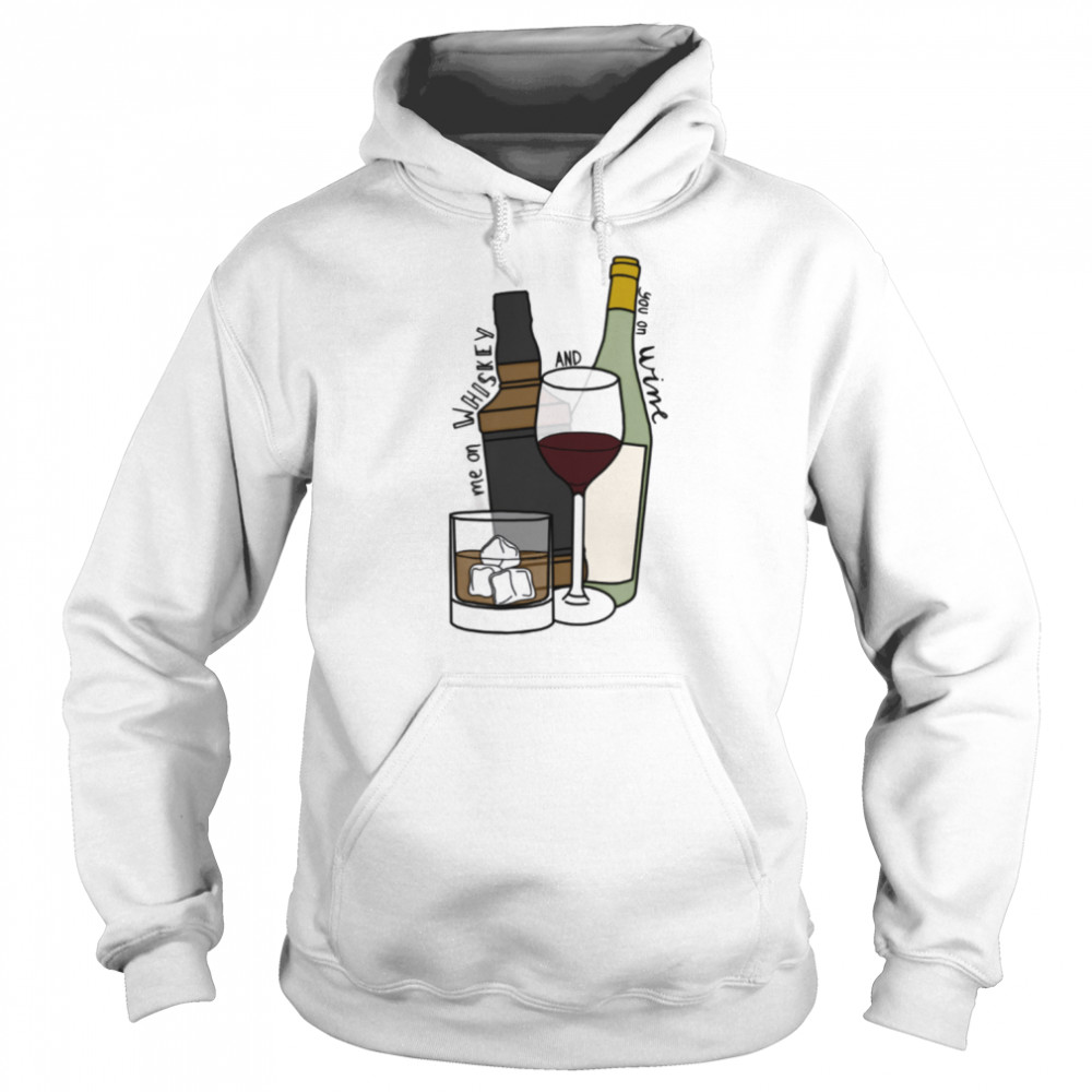 morgan me on whiskey wallen shirt unisex hoodie