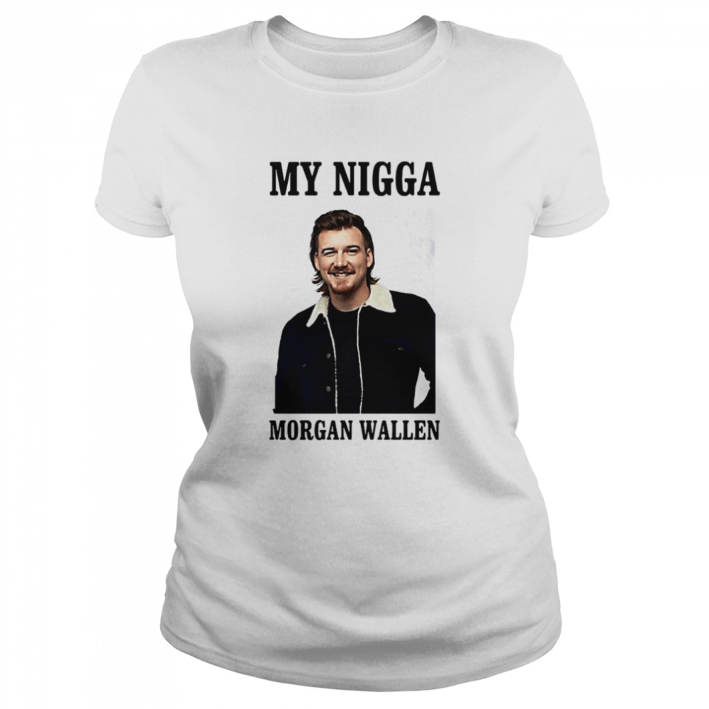 Morgan My Nigga Wallen Flag shirt Classic Womens T-shirt