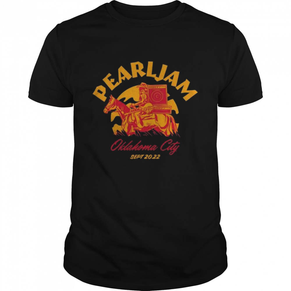 Munk one pearl jam oklahoma city sept 20.22 shirt Classic Men's T-shirt