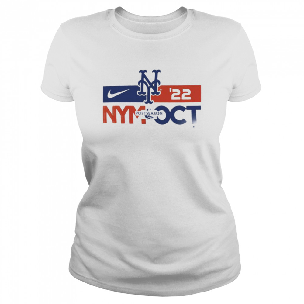 New York Mets Nike 2022 Postseason shirt Classic Women's T-shirt